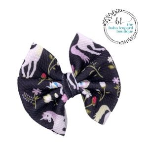 Girls Custom Unicorn large hair bow